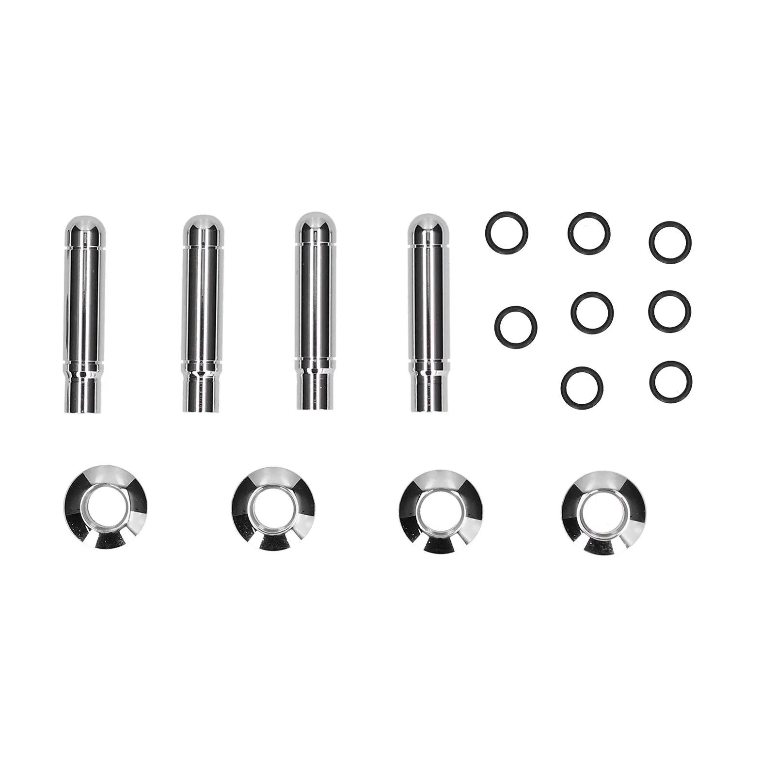 8pcs/lot Car Door Lock Pin with Cover ABS Chrome Replacement for  /Cruze/ Car Door Lock Knob Inner Door Lock Pin