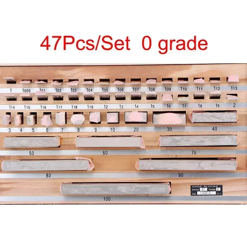 SHANHR Grade 0 Grade 1 Precision Inspection Block Gauge  Caliper Calibration Block Measuring Instruments