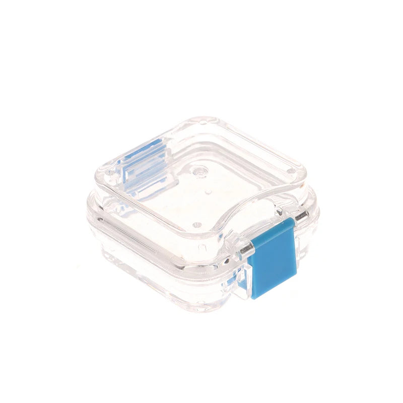 No Slots Available Tooth Box Plastic Transparent Dentistry Membrane Box Denture Storage Box With Film Dental Crown And Bridges
