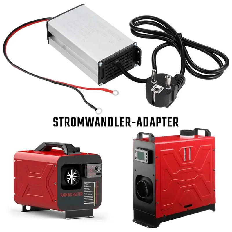 240V To 12V AC/DC Power Supply Adapter Transformer Power Supply Adapter For 5-8 KW Diesel Air Heater For Caravan EU Plug