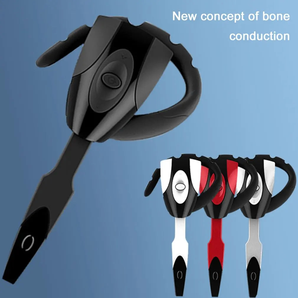 Rechargeable Bluetooth Earphone With Microphone Standby Driving Car High Sensitivity Wireless Headset Handsfree Dropshipping