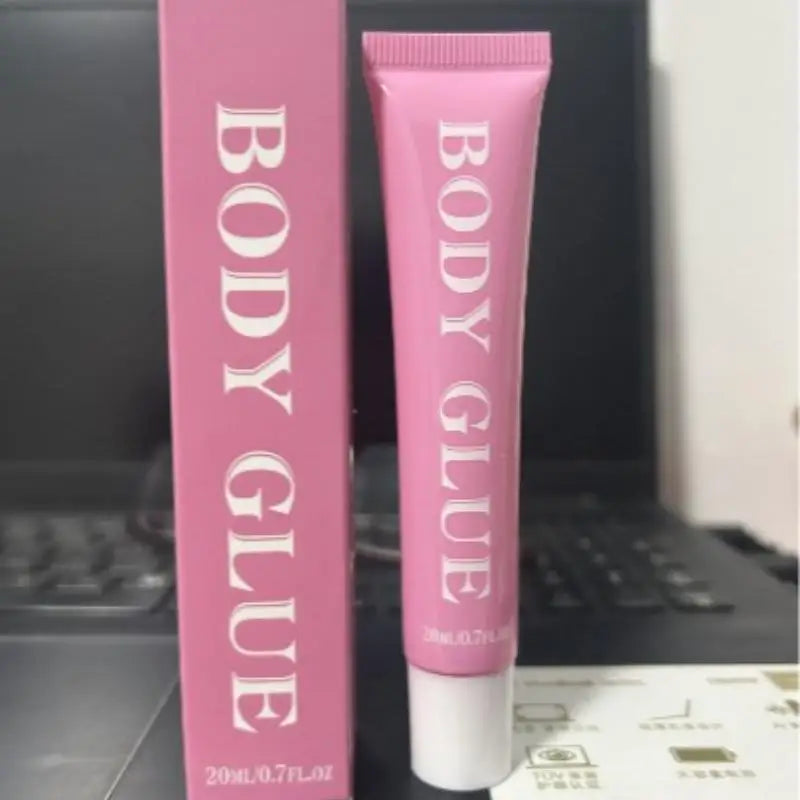 Transparent Body Glue, Gentle Quick-Dry Waterproof Anti-Slip Invisible Adhesive, Long-Lasting Secure Attachment, 1 Piece