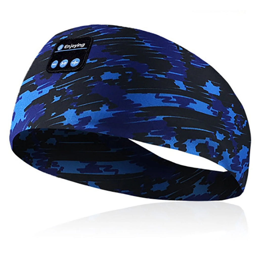 Bluetooth Earphones Sports Headband Elastic Wireless Headphones Music Sleeping Eye Mask Wireless Bluetooth Headset Yoga Headband