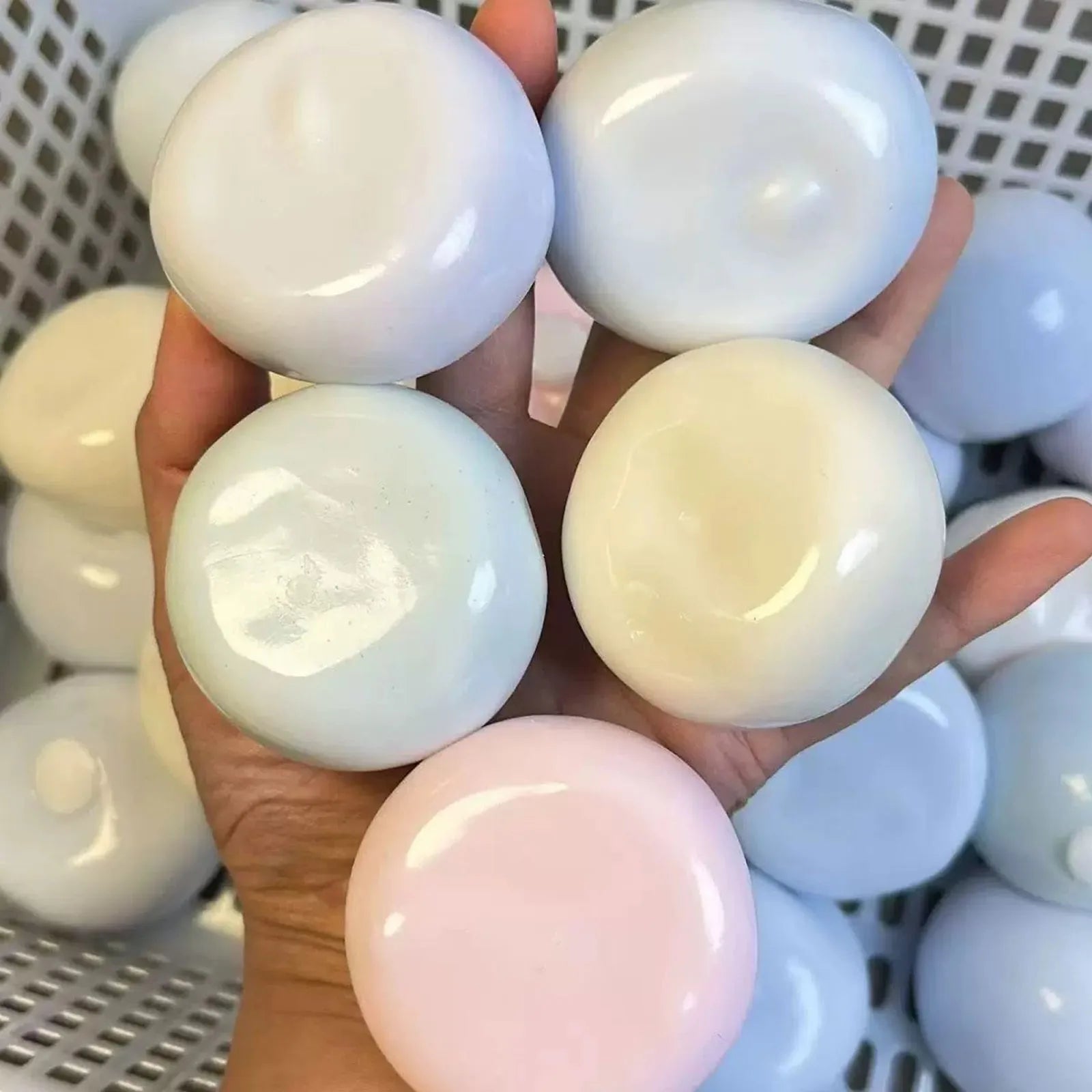Squishy Super Soft Feel Table Toys Ultra-Thin Ice Skin Stress Relieving Toy Stress Reliever Sticky Handmade Ball Mini Gifts
