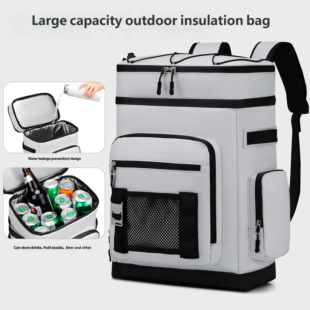 Waterproof Soft Cooler Backpack 20L Insulated Thermal Bag Oxford Fabric for Picnic Camping Hiking Travel Lightweight Bag