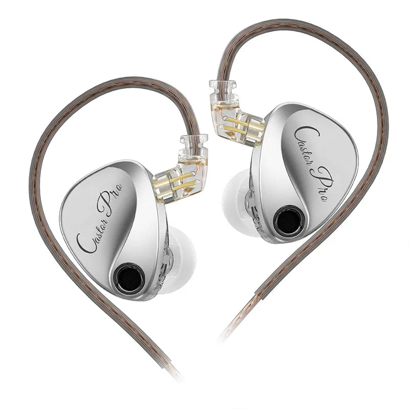 KZ Castor Pro HiFi Earphones Dynamic Drivers High-end Tunable Earphones Sound Quality Bass Headset Detachable Cable Headphones
