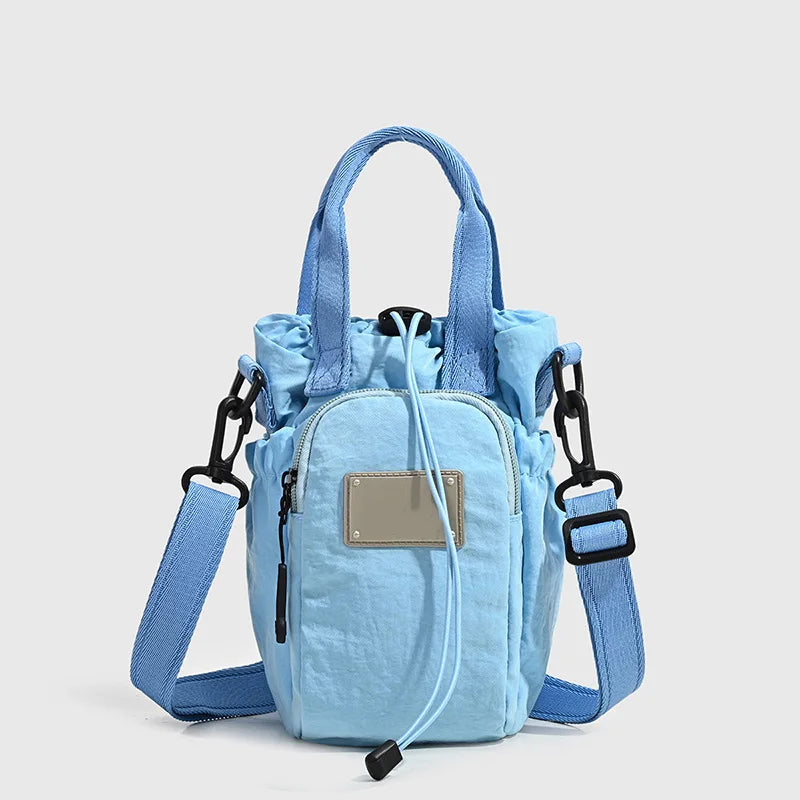 Water Bottle Carrier Bag Water-resistant Crossbody Bag Women Versatile Large Capacity Yoga  Running Sports Outdoor Portable Bag
