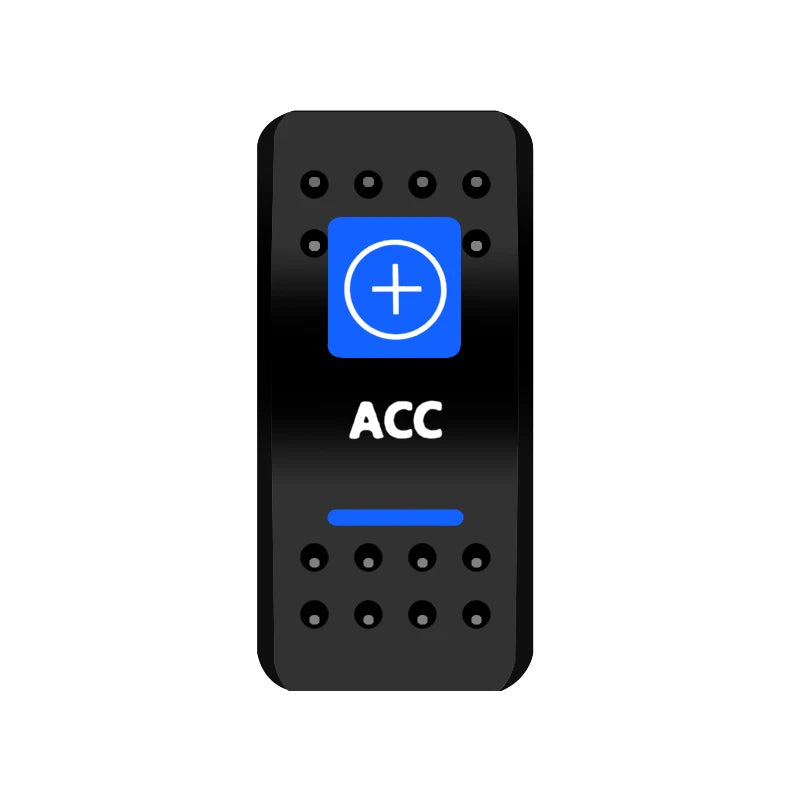BANDC Rocker Switch Cover (No Switch) Anchor Bilge Pump Labels Cap for Car RV Marine Dash Panel Boat Accessories Carling Switch