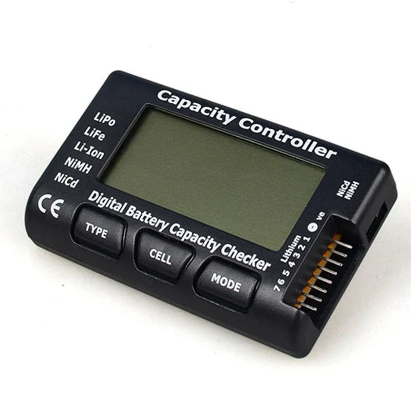 CellMeter 1-7S Digital Battery Capacity Tester LiPo LiFe Li-ion Nicd NiMH Battery Voltage Tester Device for Remote RC TOOL
