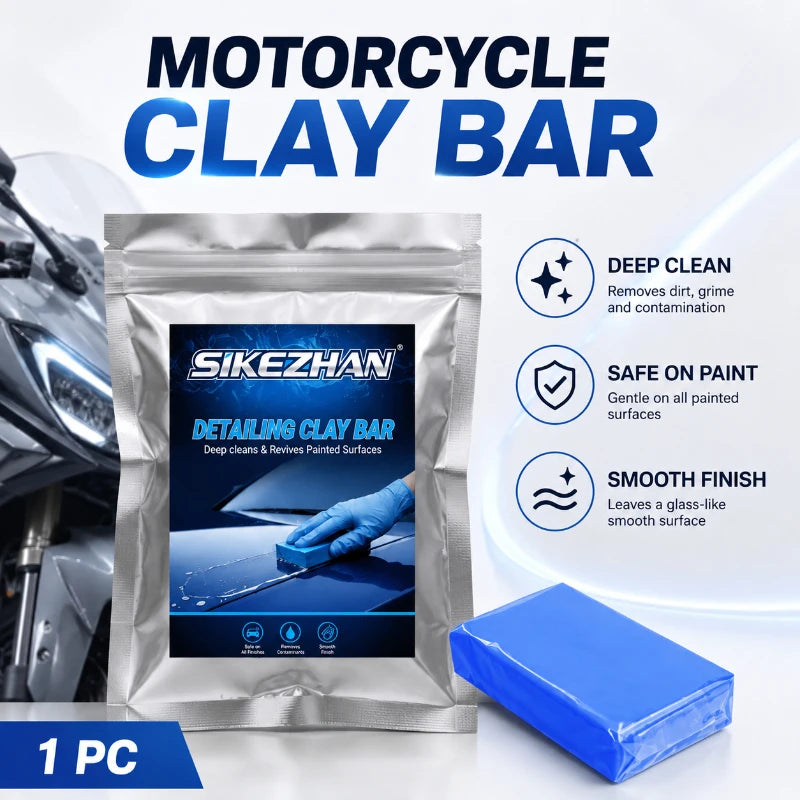 Auto Detailing Clay Bar SIKEZHAN Stain Remover Clay Block Cleans Iron Overspray For Car Motorcycle Paint Surface Restoration
