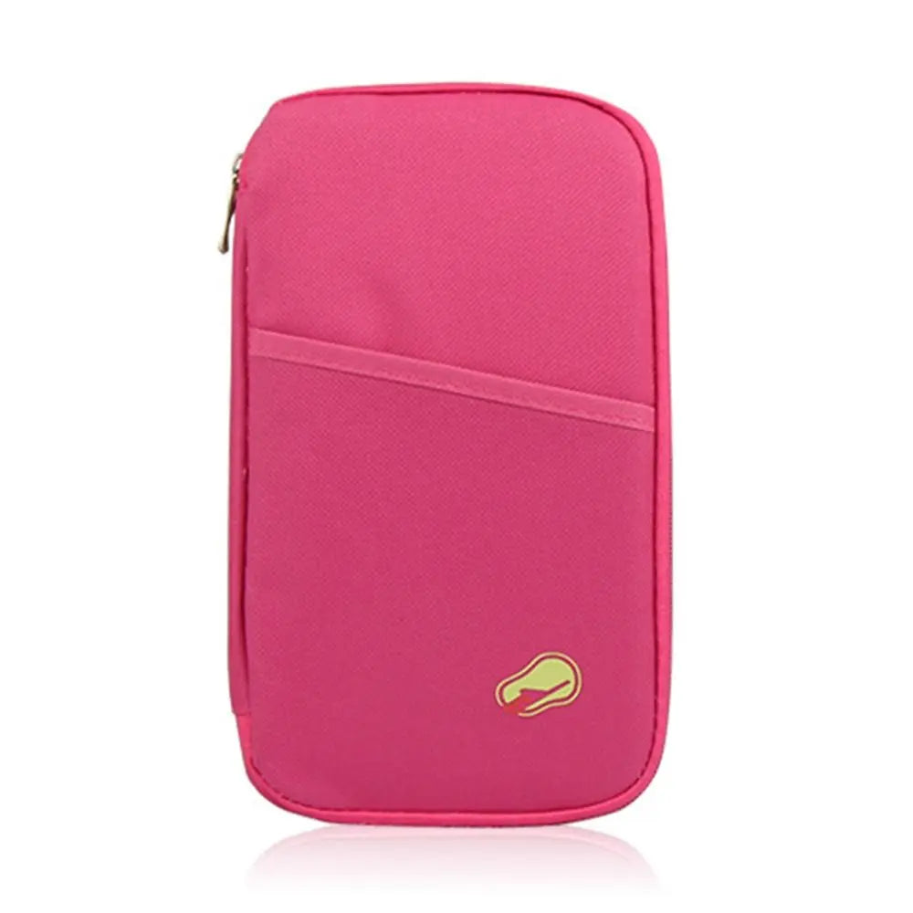 Travel Wallet Bag Purse Zip Case Organiser Passport Document Tickets Holder