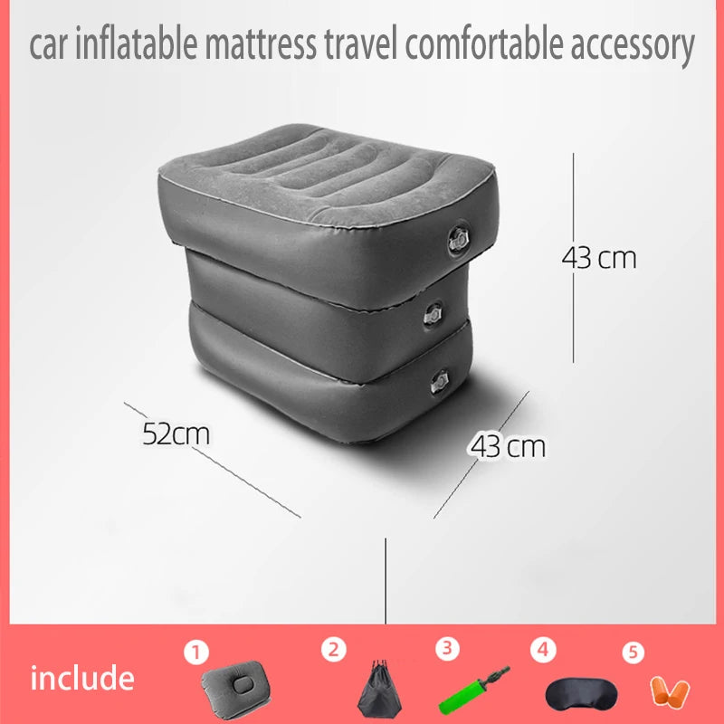 Inflatable Bed Travel Sleeping Pad Universal Kids Pedal Leg Stool Comfortable Rest Accessoriers For Air Plane High Speed Train