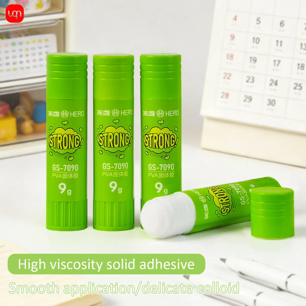WQN-12pcs Formaldehyde-Free Strong Adhesion PVA Small and Convenient Daily DIY Handcraft Office School Supplies
