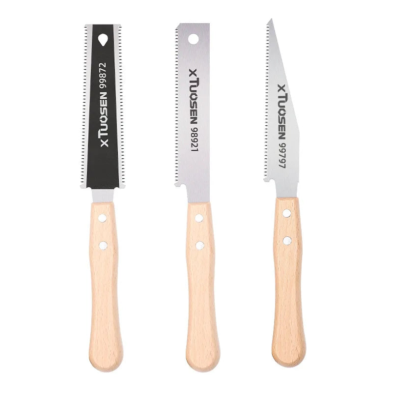 Hand Saw 6-inch Double-sided Saw Flexible Blade for Flush Cutting Household Woodworking Tools Fine Tooth Precision Flat Saws