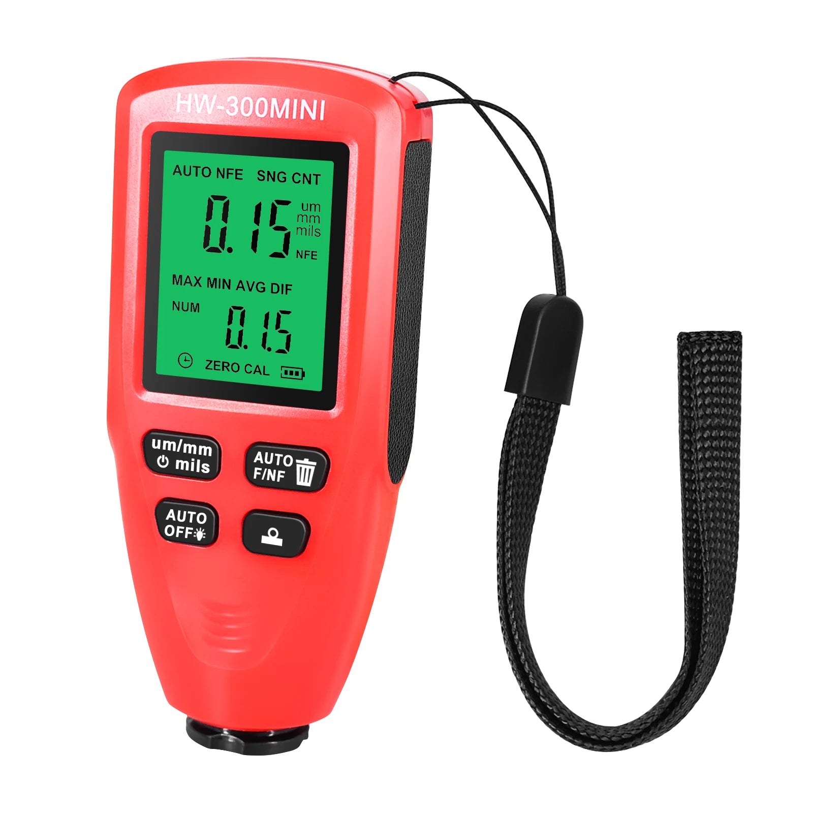 Automobile Thickness Gauge Car Paint Tester Thickness Coating Meter Ultra-precise 0.1micron/0-1300 Fe&NF Film Measuring Tools