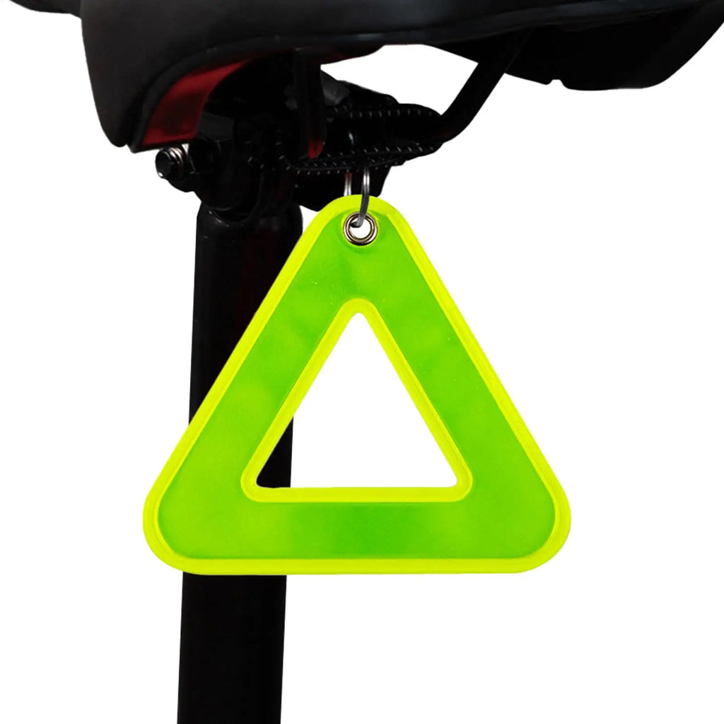 High Visibility Reflective Pendants Triangle Safety Reflector for Night Running Hiking Camping Bike Commuting Outdoor