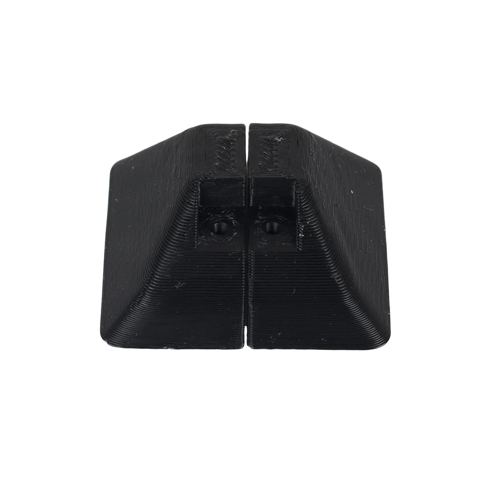 4pcs Caravan Awning Rail/Side Skirt End Cap Set Black Plastic RV Sunshade Guide Rail End Cover Motorhome Accessories Cover Cap