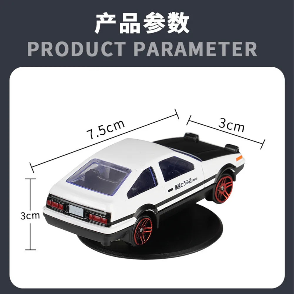 AE86 Car Individuality Center Console Decoration Sports Car Drift Rotating Decor Auto DashboardTurning Racing Model Decoration