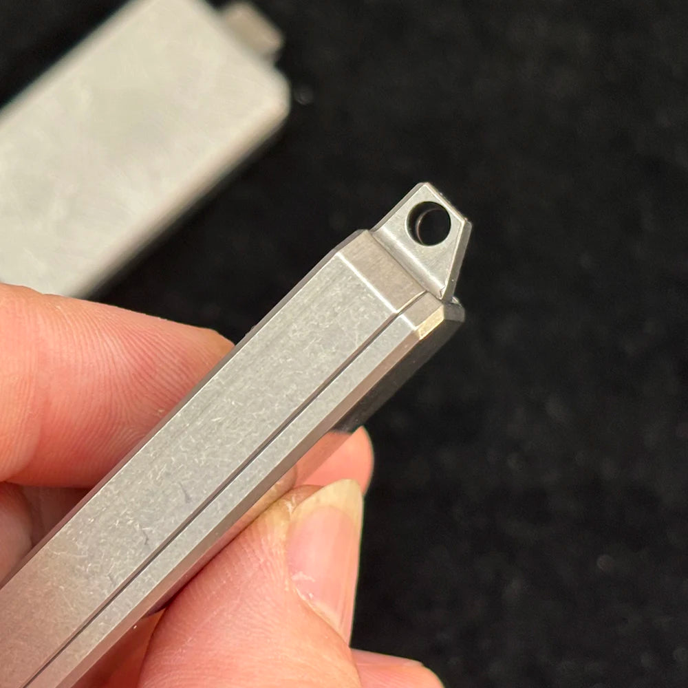 Mini Size Storage Box Portable Magnetic Push Box Titanium Alloy Outdoor Tool EDC