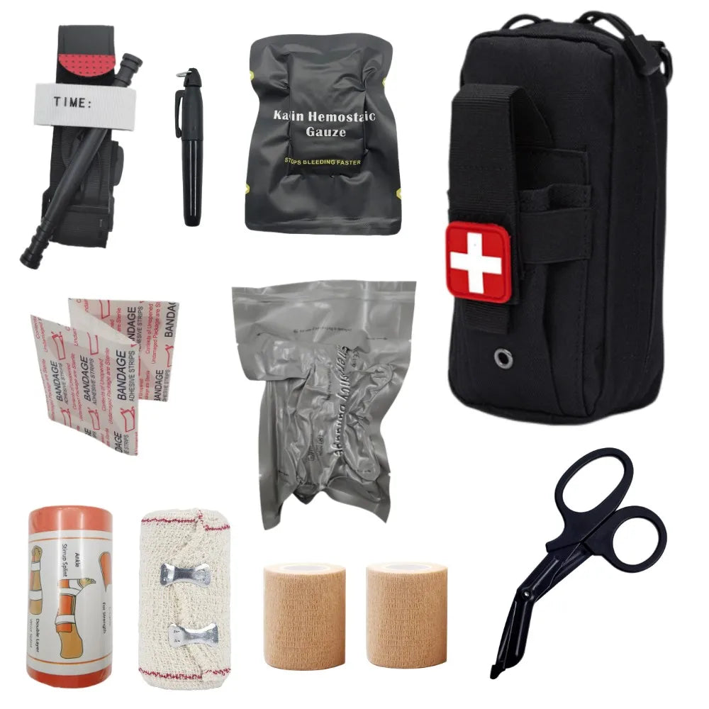 First aid kit EDC First aid kit Molle IFAK First aid kit EMT Survival tourniquet bandage Israel bandage