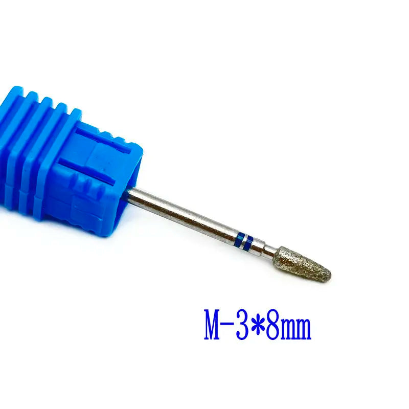 1 Pcs Diamond Nail Drill Bit for Manicure Nail Drill Manicure Machine Bit Accessories Cuticle Clean Mill Cutters Removing Gel