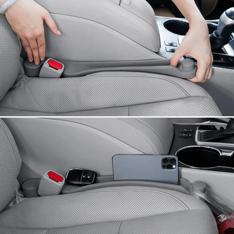 2 Pack Universal Silicone Car Seat Gap Filler Strip Gap Plug Leak Proof Pad for Car Interior Storage Hold Phones Wallet