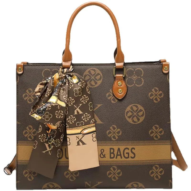Luxury Brand Famous Designer Leather Diaper Bags For Women Elegant Classic Large Capacity Minimalist Shoulder Bag Paris