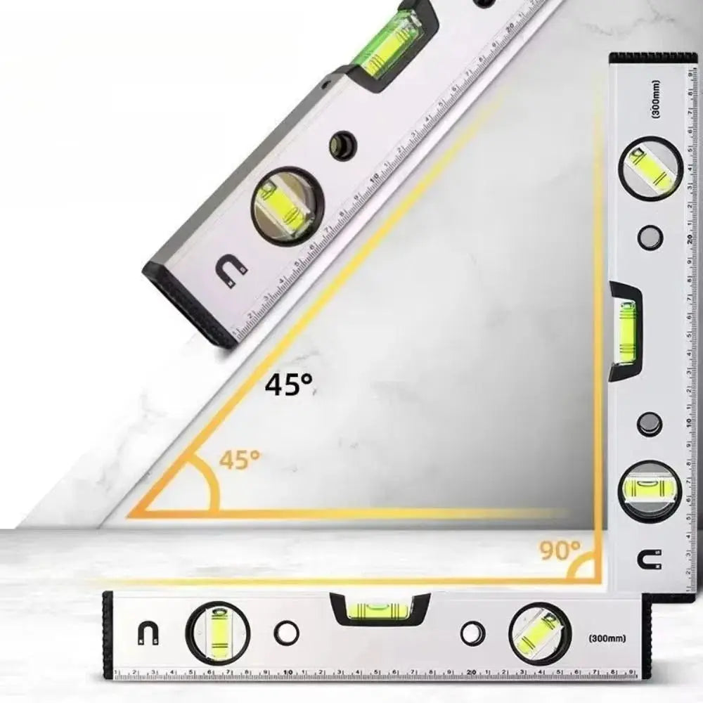 Magnetic Spirit Level Measuring Instrument 300mm Horizontal Ruler High Precision Level High Bearing Balance Tool