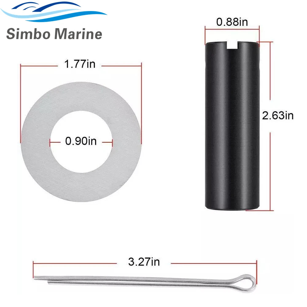 For MerCruiser Lower Gimbal Housing Steering Pin Alpha Bravo 17-8M0073409 8M0073409