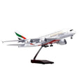 New Emirates A380 Model Plane 1/160 Scale 18 inchs Large Die-cast airplane Toy Collected Gift By Aviation