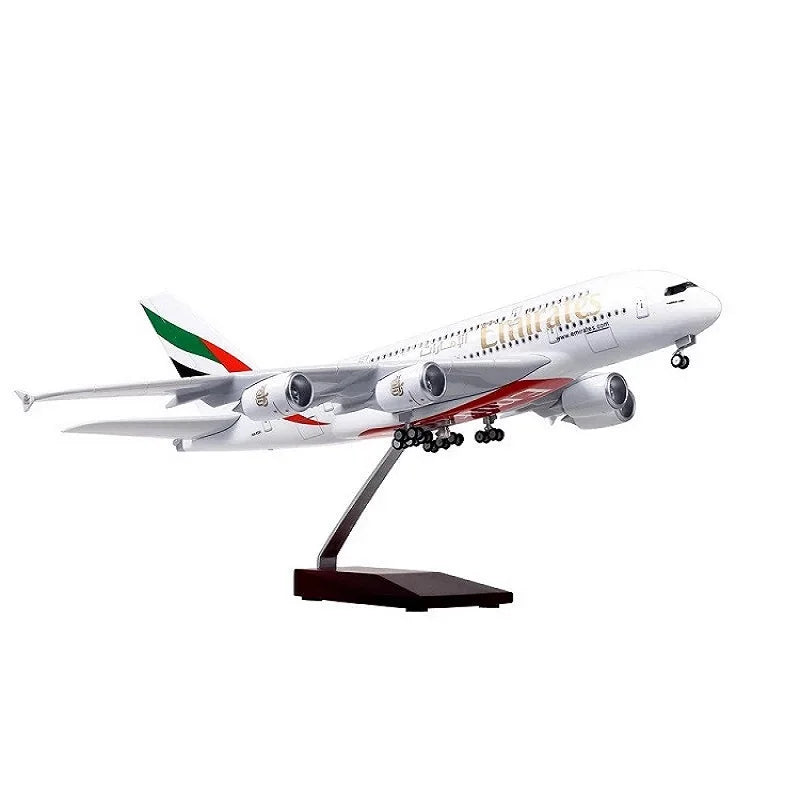 New Emirates A380 Model Plane 1/160 Scale 18 inchs Large Die-cast airplane Toy Collected Gift By Aviation