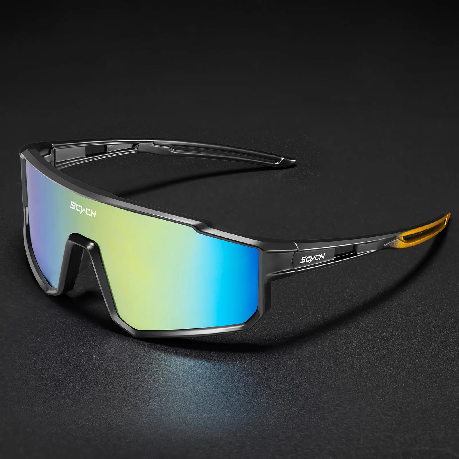 SCVCN Shock Resistant Sports Goggles Wind Sand Barrier Unisex Biking Running Sun Glasses UV Filter Eyewear