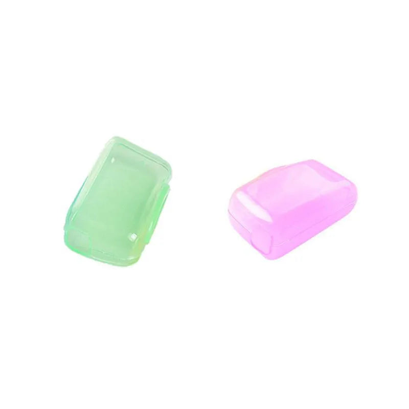 1/2pcs Travel Toothbrush Head Covers Toothbrush Protector Cap Brush Pod Case Protective Portable Plastic Clip For Household