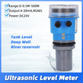 Ultrosonic Level Transmitt 0-10M Water Tank River Lake Water Level Detection 4-20mA RS485 DC24V Ultrasonic Water Level Meter