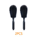 Car Wheel Brush Tire Cleaning Brushes Tools Car Rim Scrubber Cleaner Duster Handle Motorcycle Truck Wheels Car Detailing Brush