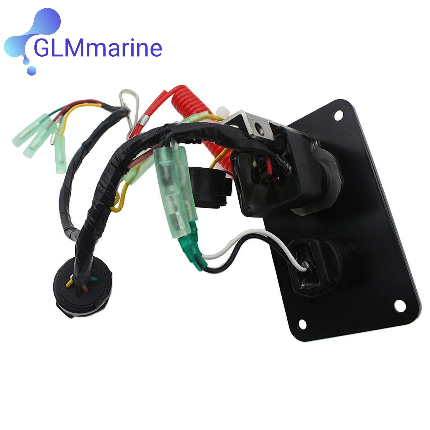 704-82570-08 Outboard Single Engine Key Switch Assembly Panel for Yamaha PANEL SWITCH ASSY Fast 704-82570-12-00