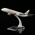 16cm Toy Airplane Model Aeromexico B787 Diecast Metal Airplane Model Kits with Stand for Collections and Displays or Boys Gift