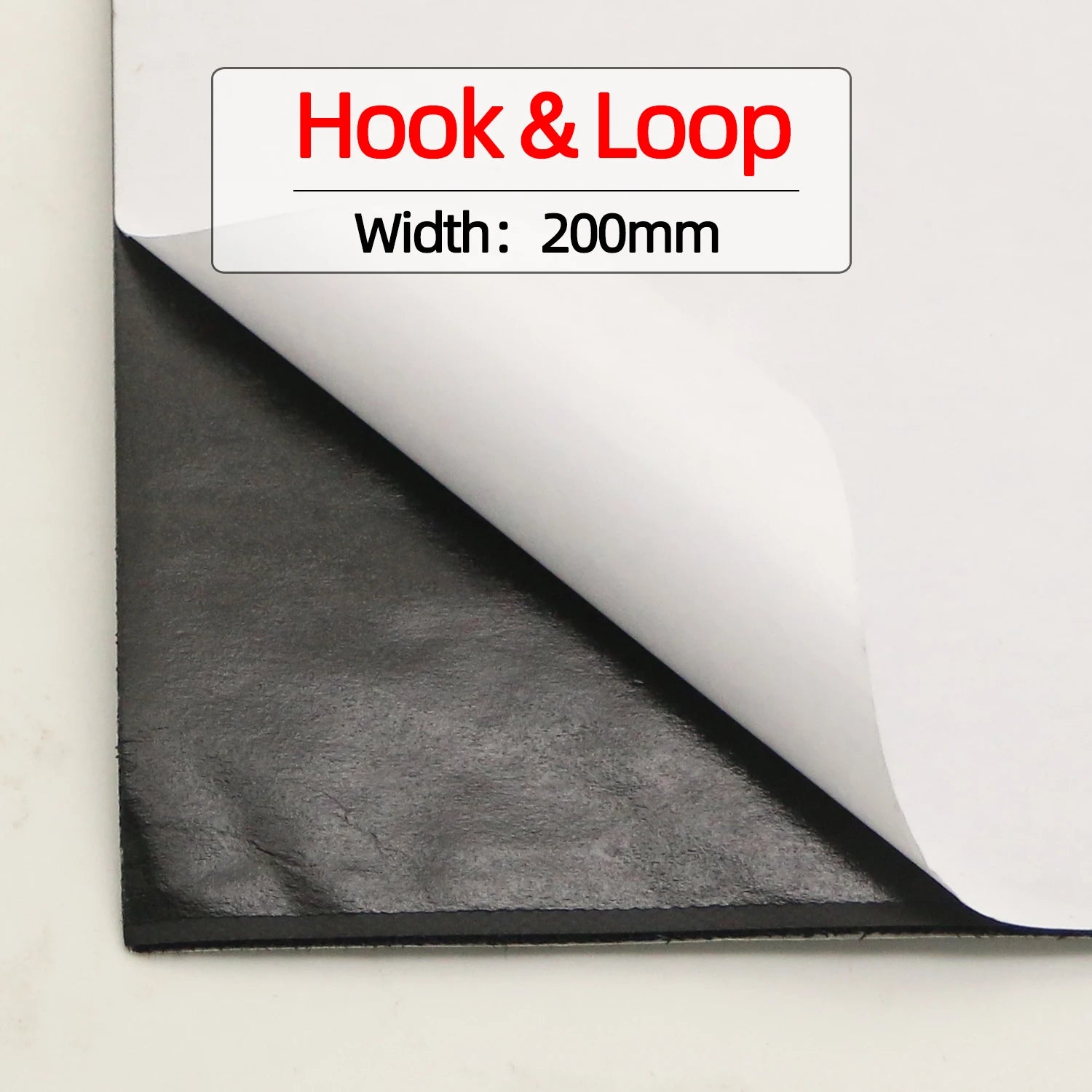 200mm Strong self-adhesive fastener tape hook and loop 20cm adhesive tape magic gum strap sticker tape wiht glue for DIY