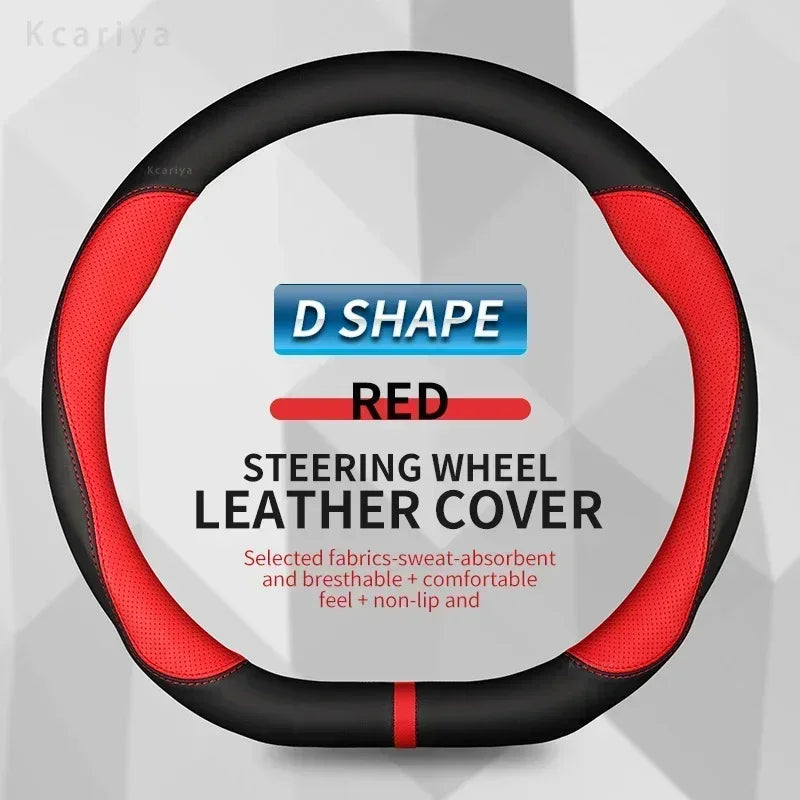 3D Embossed Non-slip Steering Wheel Cover 38CM for Chevrolet Cavalier Colorado Cruze Lacetti Onix Orlando Silverado Spark Tahoe