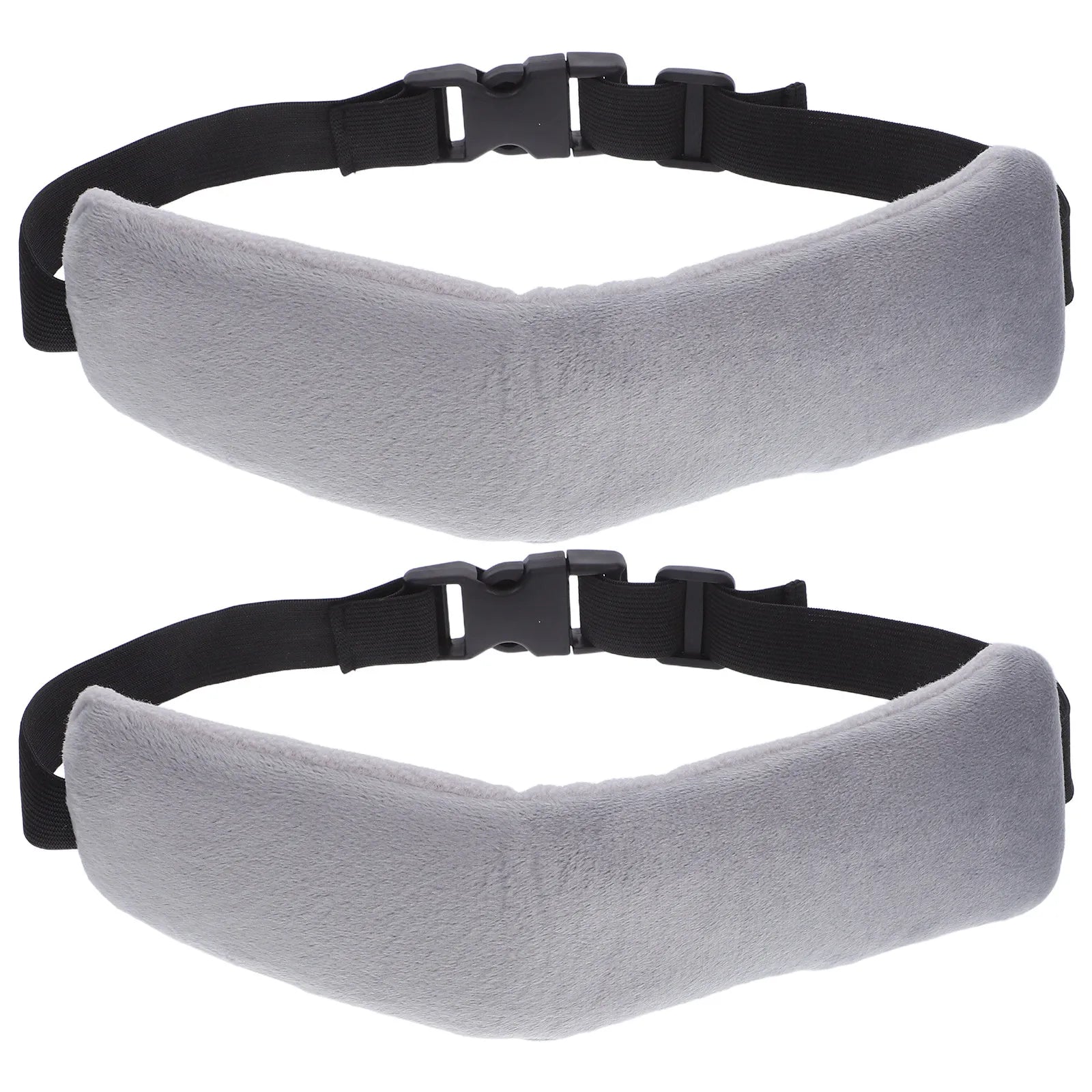 2Pcs Airplane Neck Support Band Adjustable Headrest Sleep Aid for Plane Car Travel Pillow Adult Neck Pillow