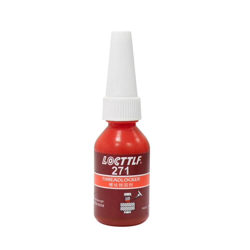 243 Blue 271 Red Thread Locking Anaerobic Adhesive 10ml, Permanent Locking, Fast Curing, Industrial Machinery Metal Fasteners
