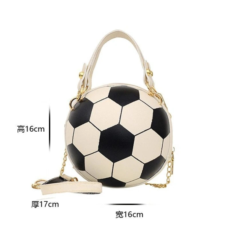 Women's INS Super Hot Personalized Basketball Bag Versatile One Shoulder Crossbody Bag Korean Edition Round Bag Fast Shipment