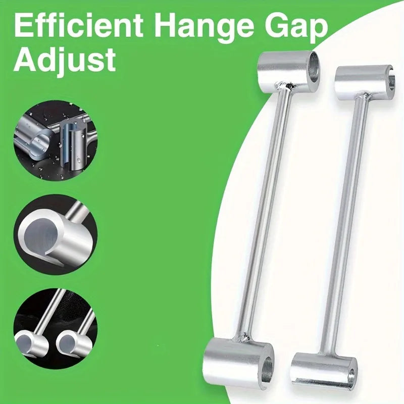 Door hinge adjustment wrench, non disassembly adjuster, household door and window cabinet door loosening adjustment tool