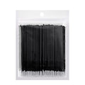 Black Disposable MicroBrush Eyelash Extension Removal Swabs Individual Lashes Cleaning Cotton Swabs 100/200/500/1000PCS