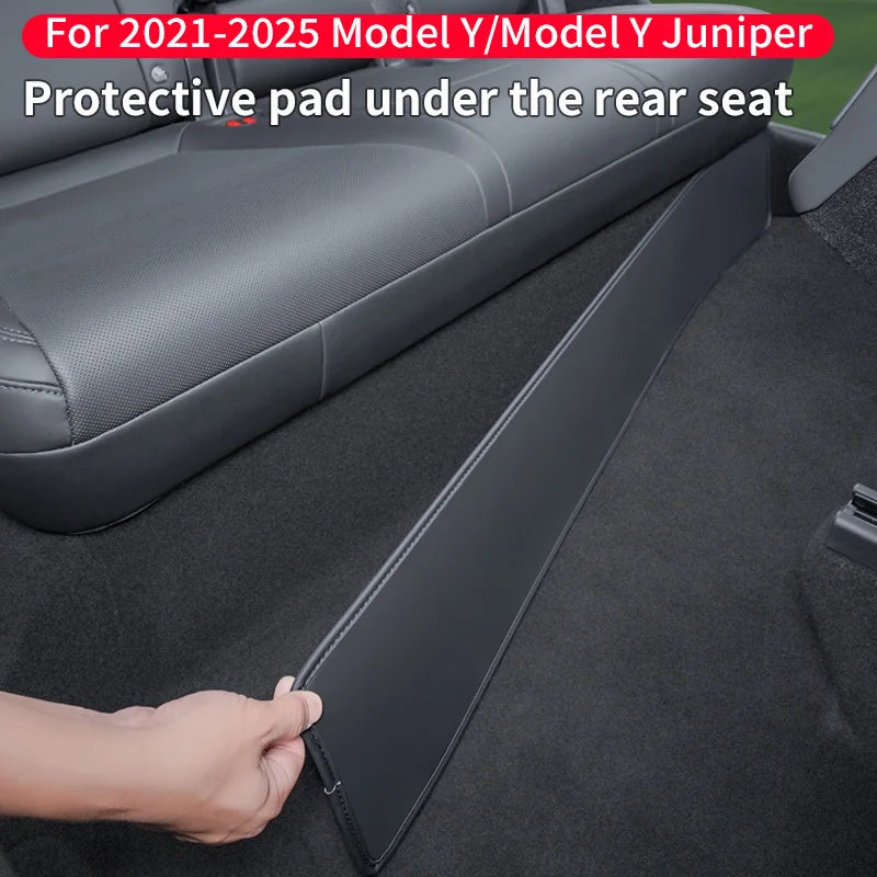 For Tesla Model Y Juniper Seat Anti Dirt Foot Mat Automotive Parts Rear Lower Seat Protective Pad Interior Easy to Clean