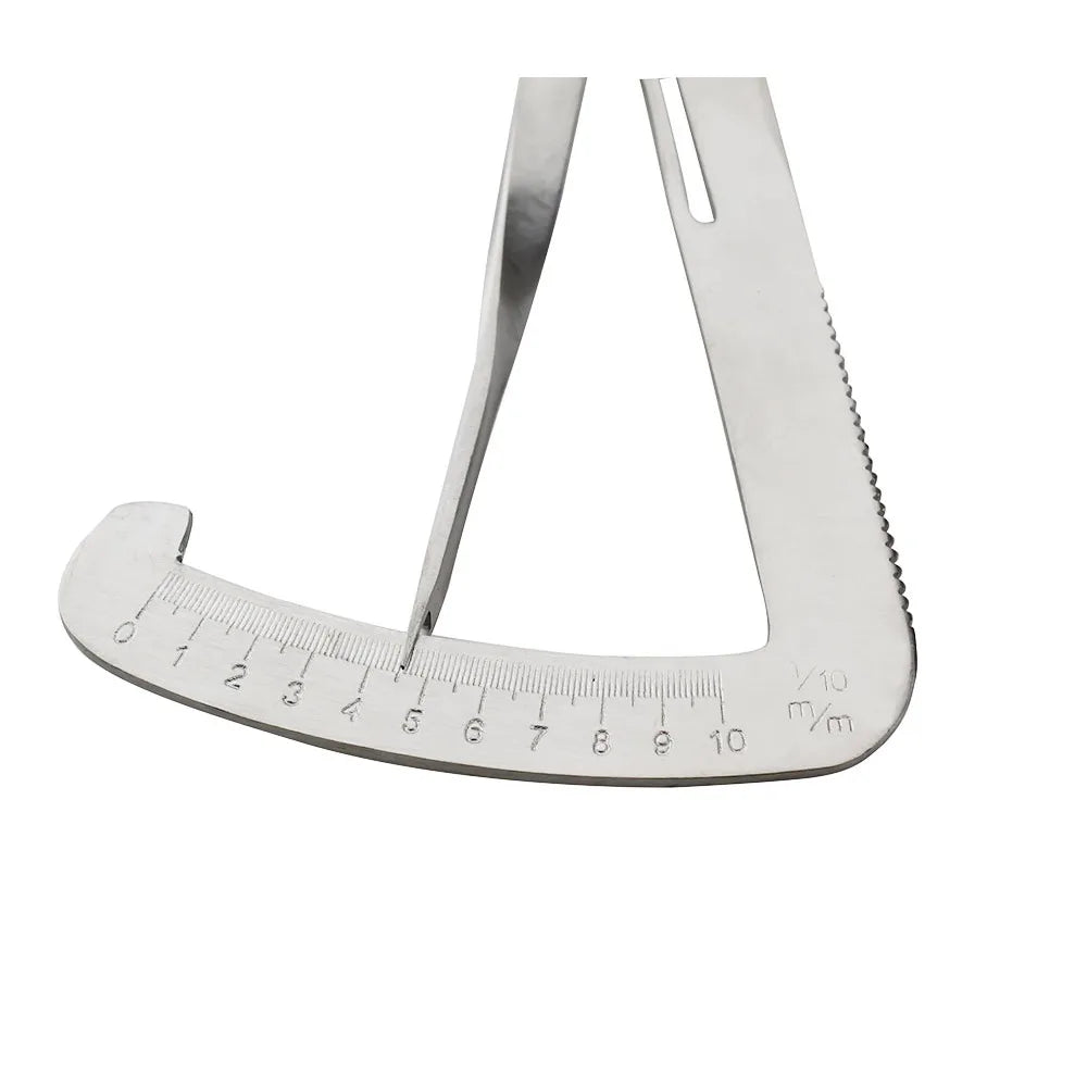 1pc Degree Gauge Measures From 0-10 Mm Dental Lab Caliper Wax Metal Dental Crown Gauge Caliper Surgical Instruments