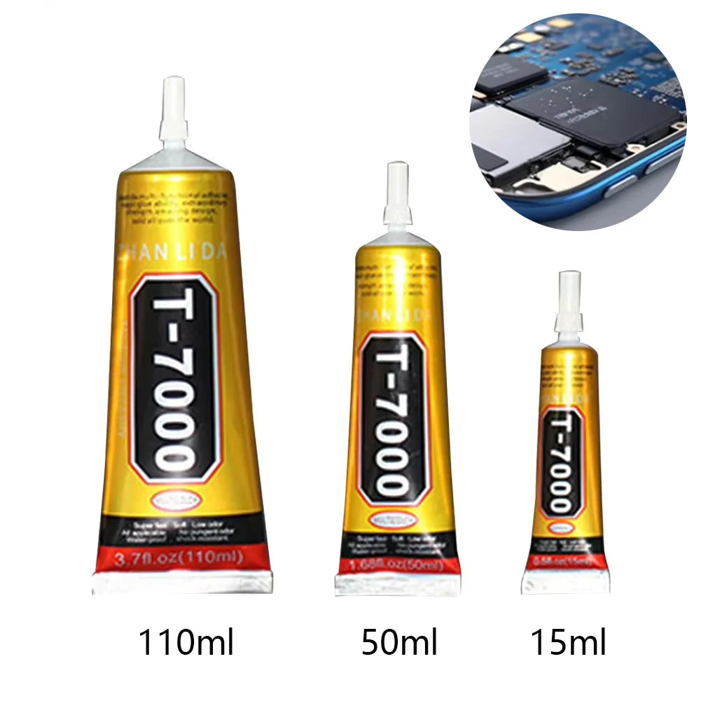 5/50/110ML T7000 Black Cellphone Tablet Repair Battery Cover LCD Frame Adhesive T-7000 Electronic Components Glue