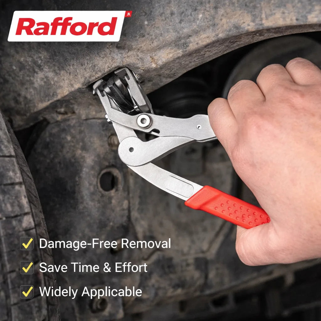 Rafford Car Body Clip Pliers Set with 100PCS Fasteners, Auto Trim Removal Tool Kit for Door Panel Bumper Rivet Clips