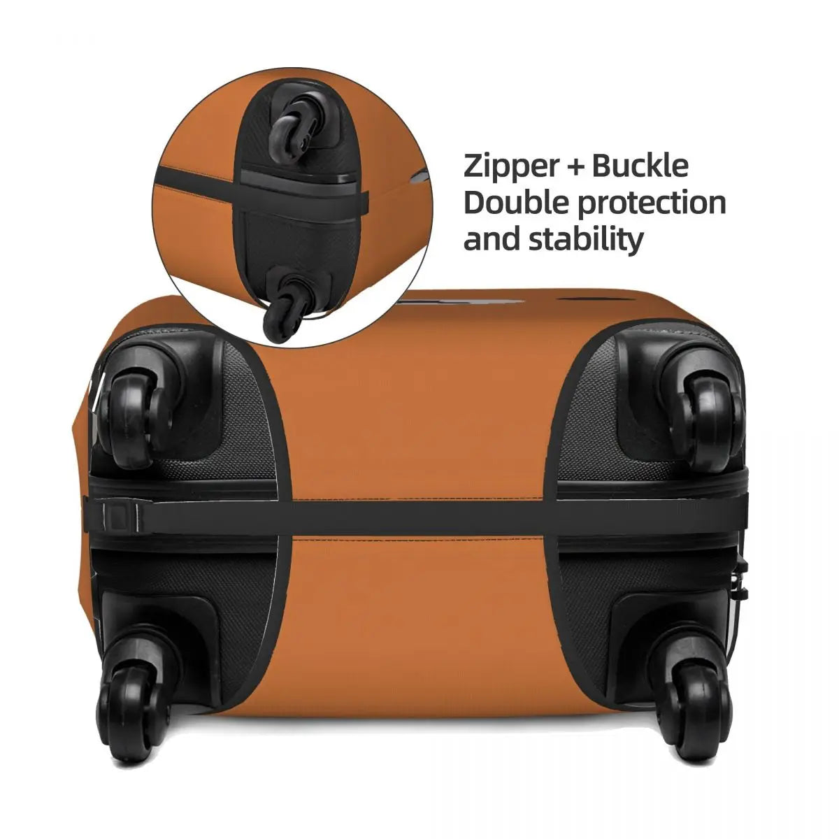 Rilakkuma Bear Face Suitcase Cover Protection Elastic Travel Luggage Protector Covers for 18-32 Inch