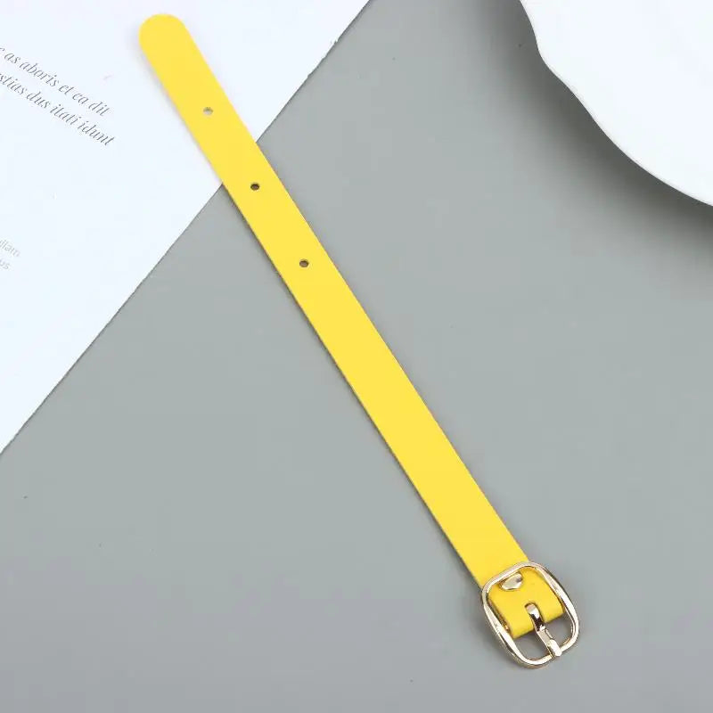 *1Pcs PU Luggage Tag Straps Alloy Buckles Waterproof Luggage Tag Strap Ultra Light Wear-resistant For Travel Business Trip